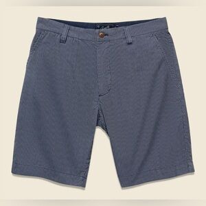 GRAYERS Beltloop waistband MAIDSTONE STRIPE Zip Fly SHORTS in GRISAILLE BLUE